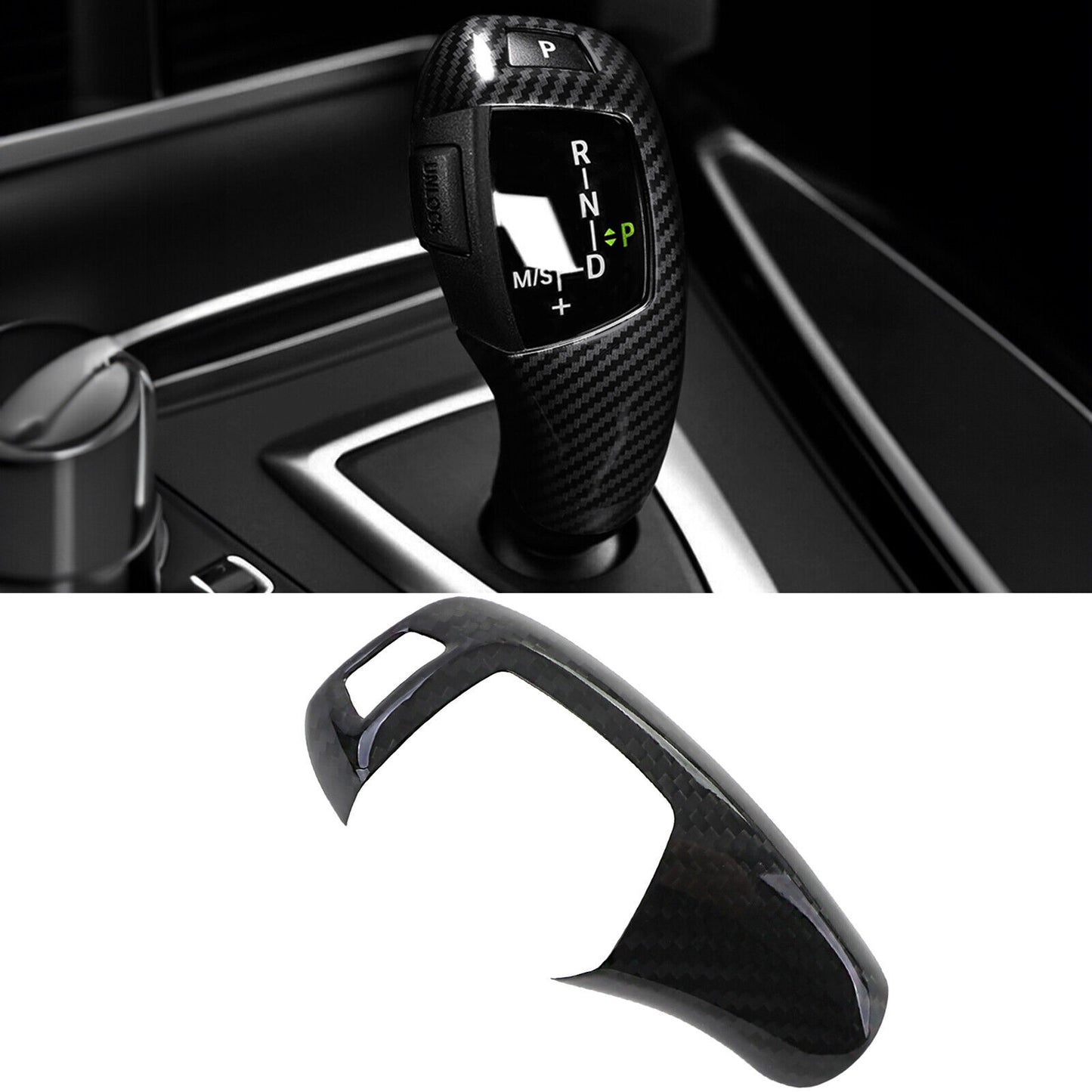 Pomello del cambio automatico con copertura in vero carbonio adatto alla serie 4 BMW F32 F33 F36 2013-2021
