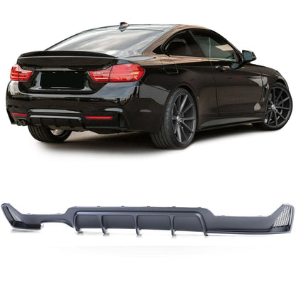 Matte Black Sport Rear Diffuser for BMW 4 Series F32 F33 F36 425 428 430 