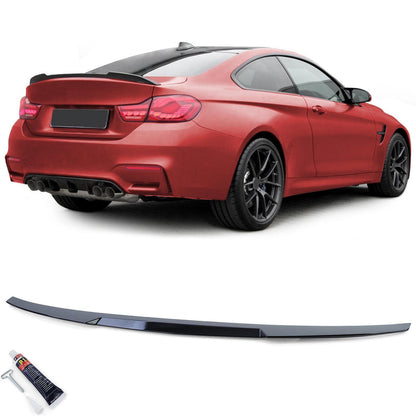 Spoiler posteriore sportivo nero lucido adatto per BMW Serie 4 F32 Coupé 13-21