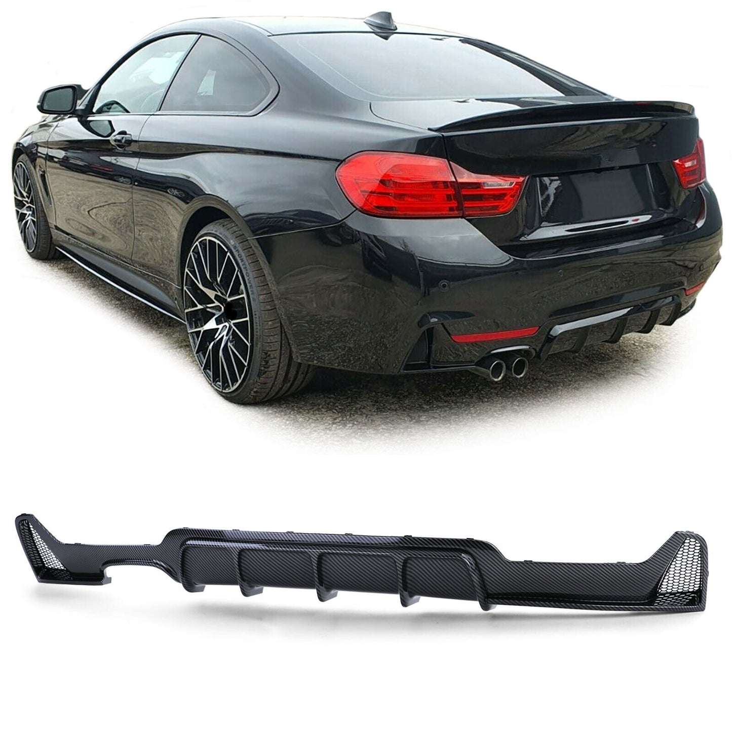 High Performance Carbon Rear Diffuser Suitable for BMW 4 Series F32 F33 F36 425 428 430 