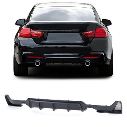 Diffusore posteriore Performance nero opaco adatto per serie 4 BMW F32 F33 F36 435i 440i