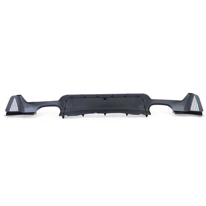 Diffusore posteriore performance lucido doppio tubo adatto per BMW SERIE 4