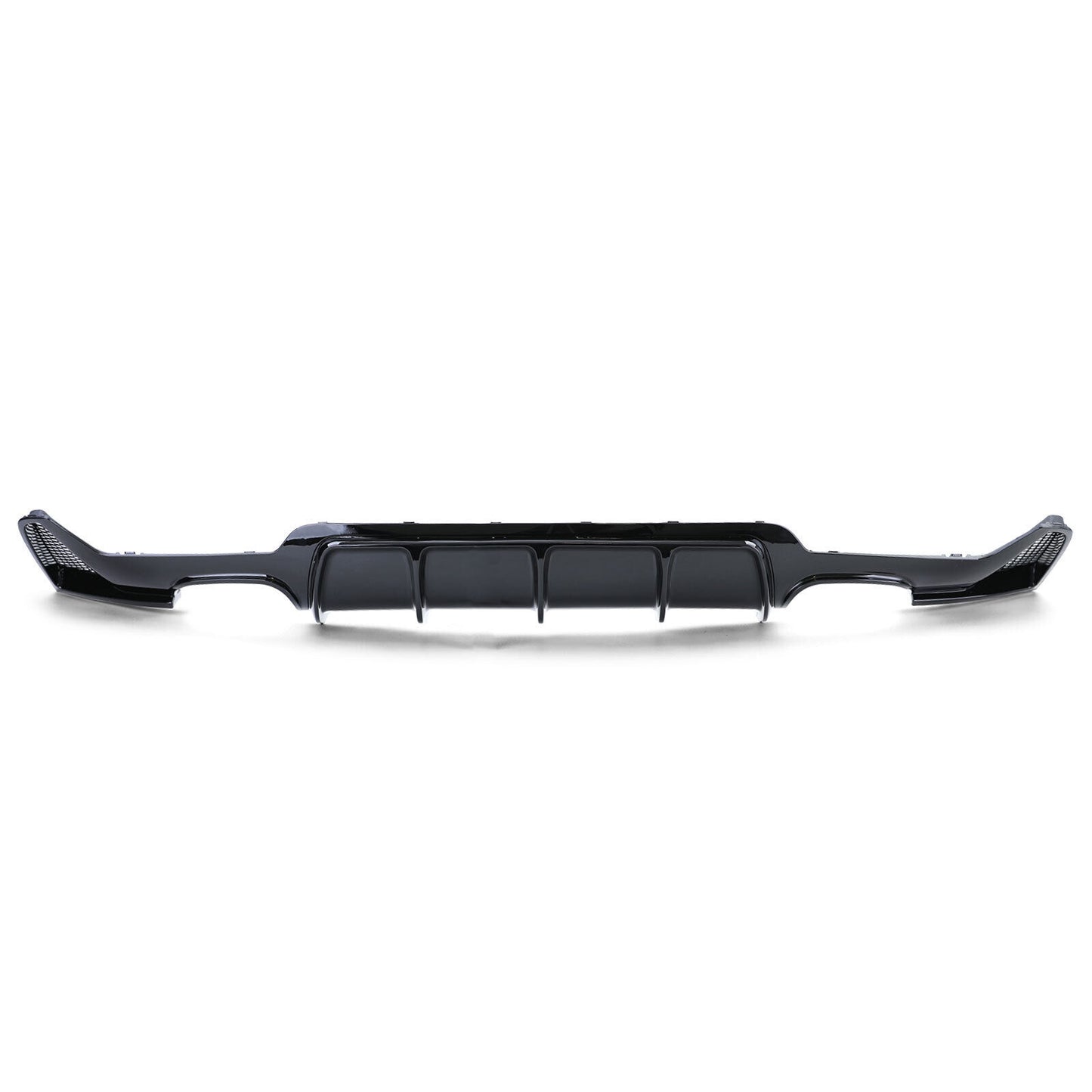 Diffusore posteriore performance lucido doppio tubo adatto per BMW SERIE 4