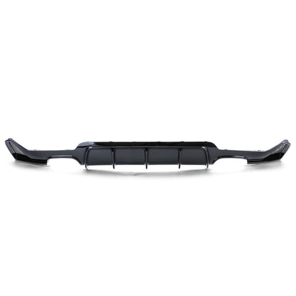 Diffusore posteriore performance lucido doppio tubo adatto per BMW SERIE 4