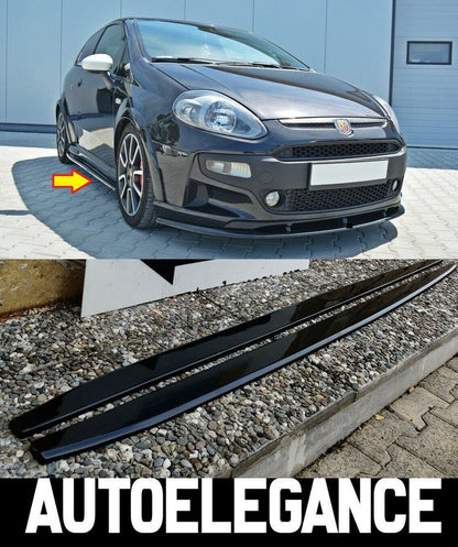 FIAT PUNTO GRANDE PUNTO EVO SOTTO MINIGONNE LATERALI SOTTO PORTA  SPLITTER