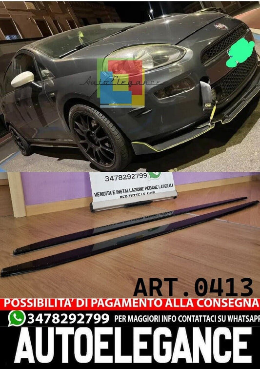 FIAT PUNTO GRANDE PUNTO EVO SOTTO MINIGONNE LATERALI SOTTO PORTA  SPLITTER