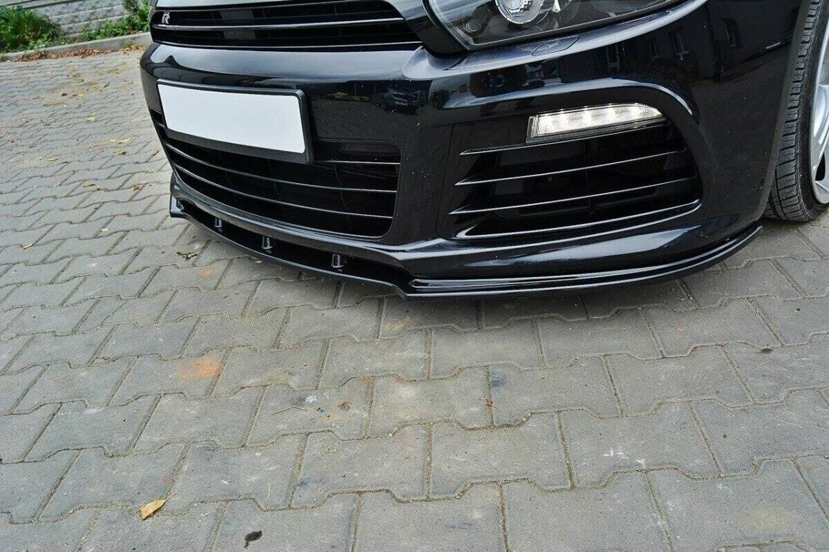 FRONT SPLITTER GLOSSY BLACK ABS SUITABLE FOR VW SCIROCCO RLINE 