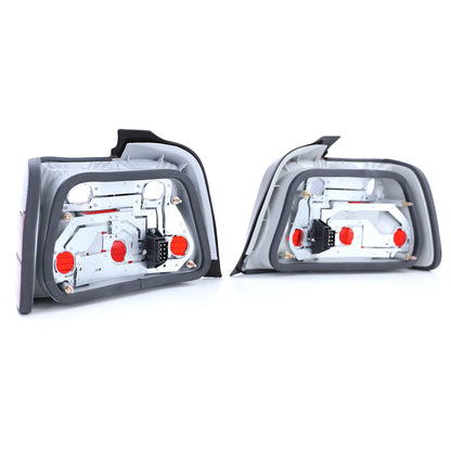 Fanali posteriori rosso bianco adatti per BMW Serie 3 E36 Berlina 90-98