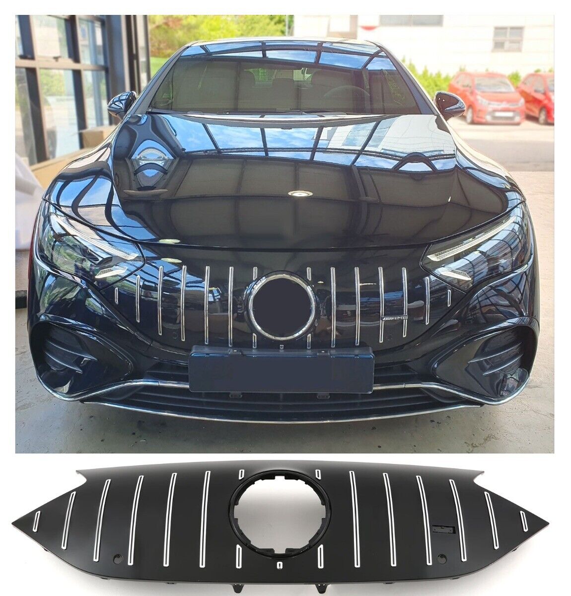GRIGLIA SPORTIVA ADATTA PER Mercedes EQE V295 AMG Line Panamericana GT 202