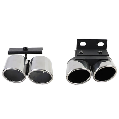 Terminale di scarico conversione con manichino a ottica S a 4 tubi per Audi A3 8V 1.4 1.8 2.0