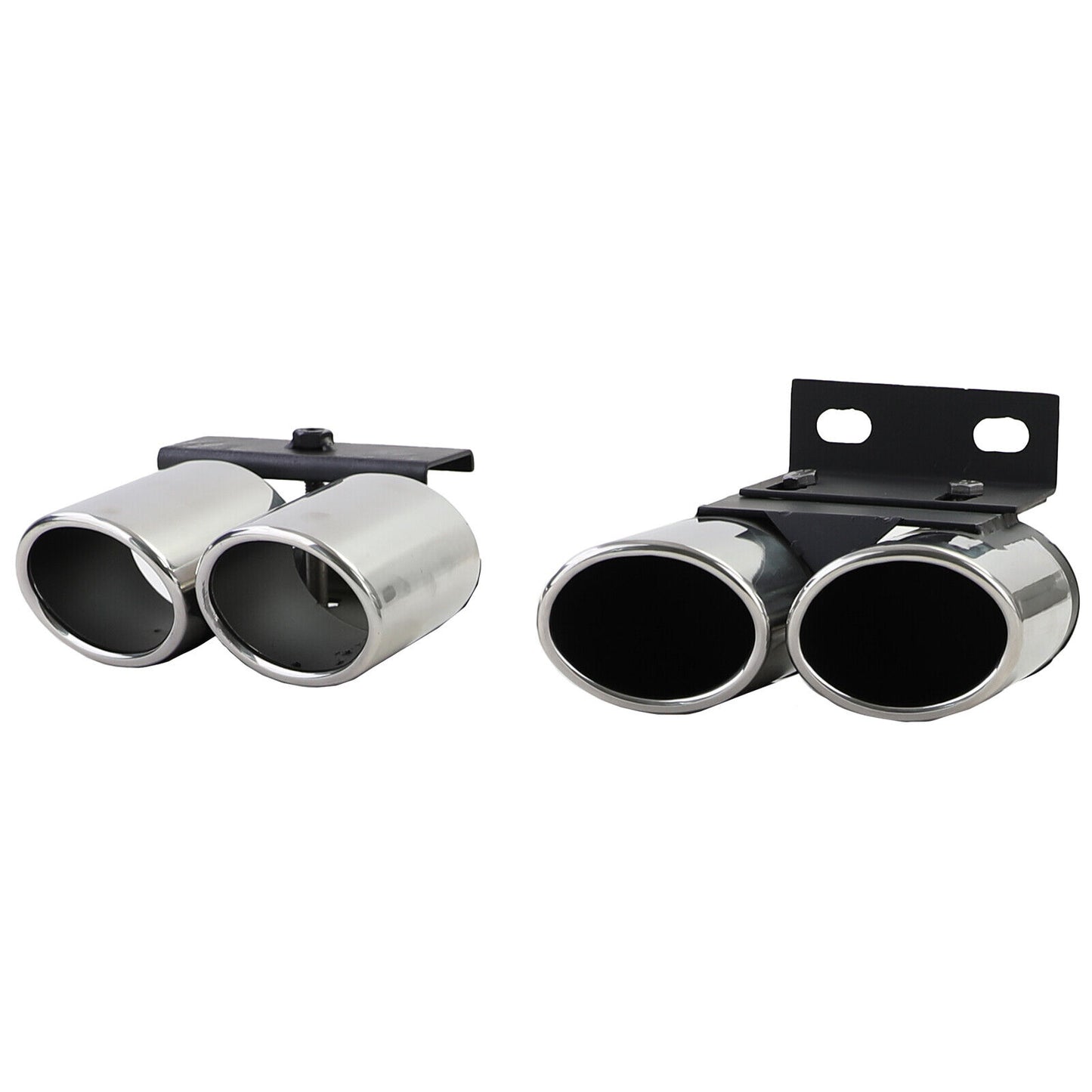 Terminale di scarico conversione con manichino a ottica S a 4 tubi per Audi A3 8V 1.4 1.8 2.0
