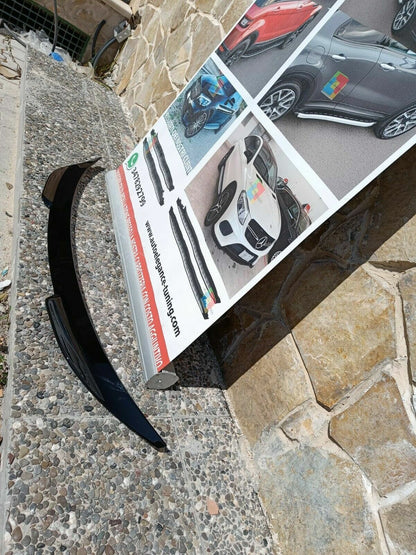 SPOILER COFANO ADATTA A ALFA ROMEO STELVIO SPORTIVO IN ABS NERO LUCIDO VELOCE ..