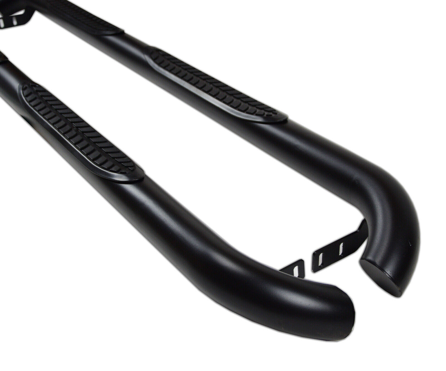 BLACK SIDE STEPS INOX for MERCEDES ML W163 1998-2005 