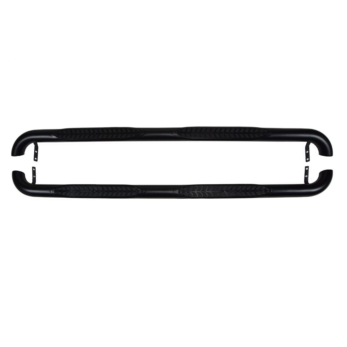BLACK SIDE STEPS INOX for MERCEDES ML W163 1998-2005 