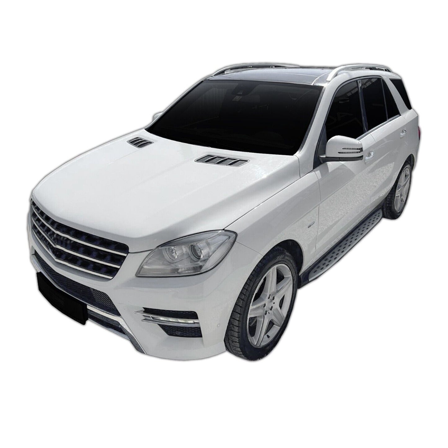 PEDANE SOTTOPORTA ALLUMINIO per Mercedes ML W166 12-19 GLE 2015-2019
