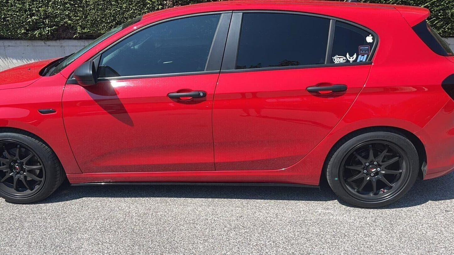 FIAT TIPO 2015-2020 SOTTOMINIGONNE LATERALI SOTTO PORTA SPORTIVE ABS SPLITTER