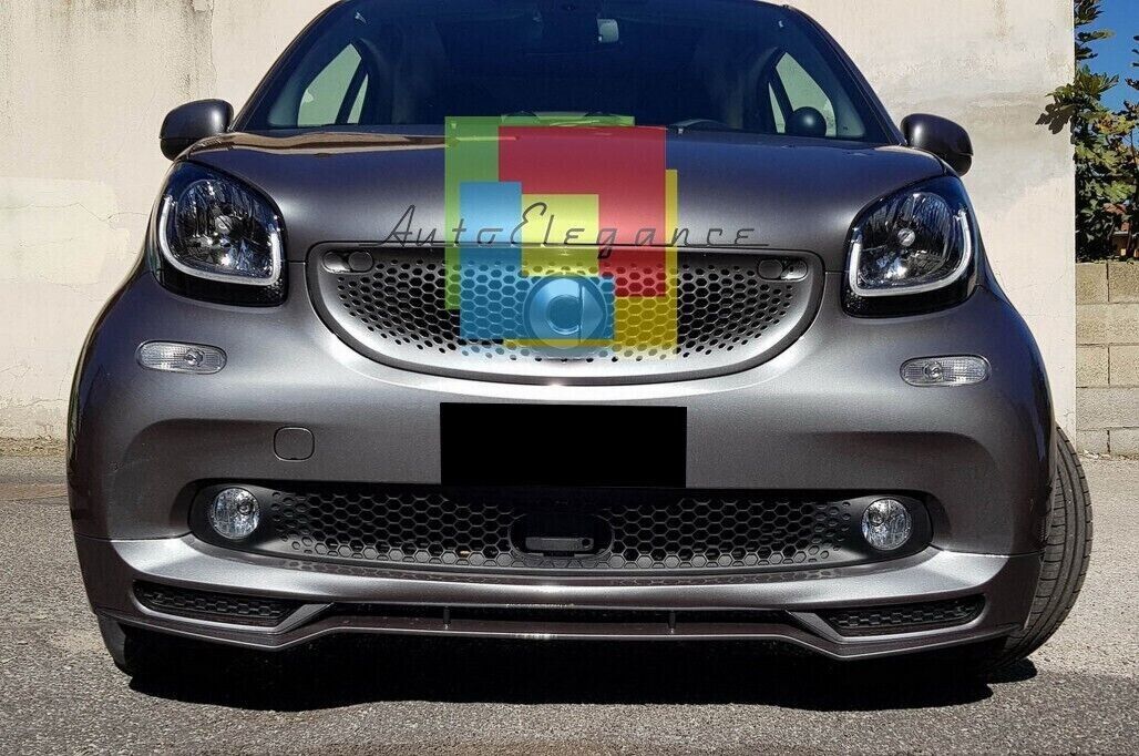 📣SMART FORTWO 453 2014+ SPLITTER SOTTO PARAURTI ANTERIORE SPORTIVO IN ABS📣