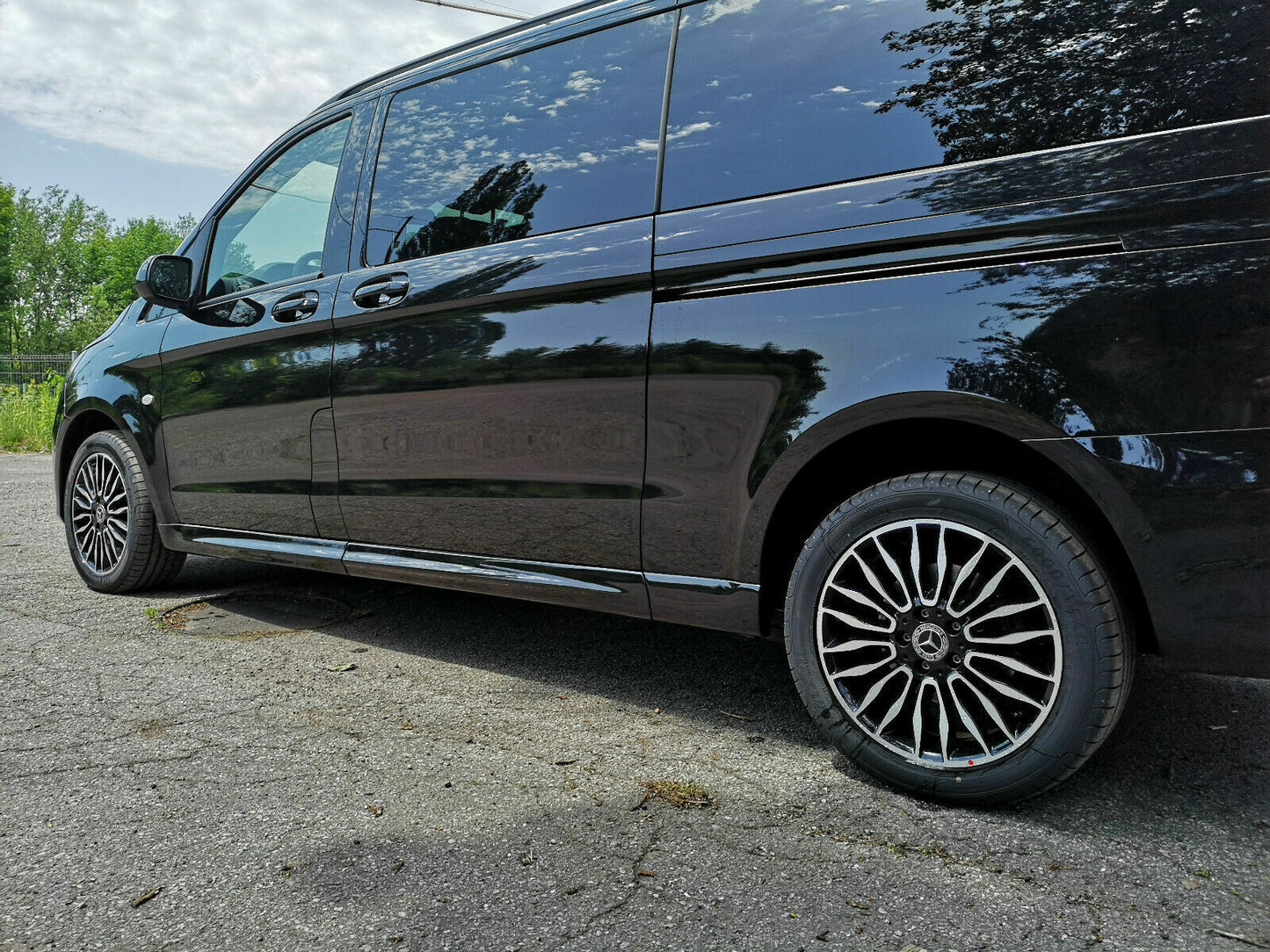 Gonne laterali sinistra + destra SIDE SHIRT SET 1 per MERCEDES VITO CLASSE V W447