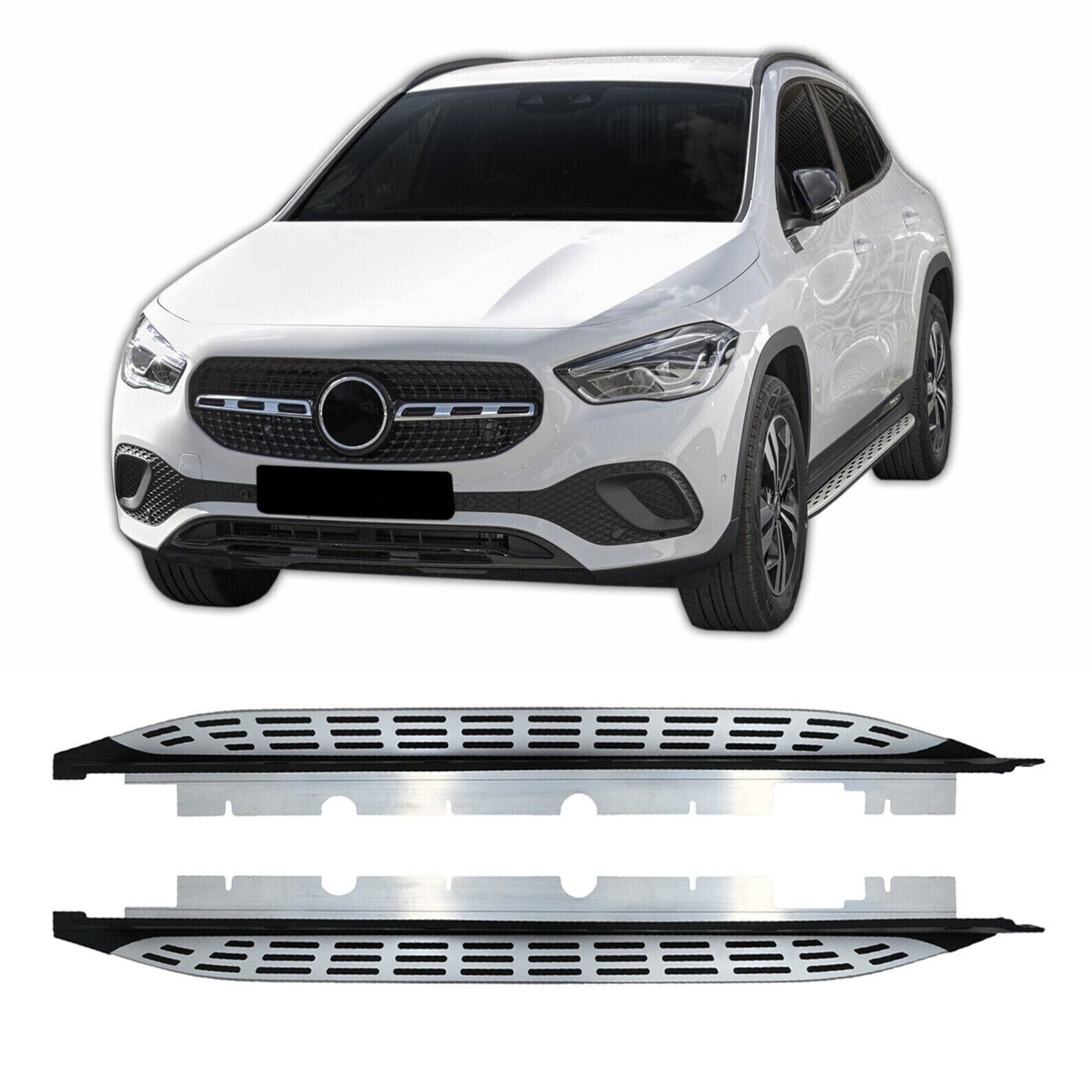 CALANDRA PER MERCEDES GLA H247 2020+ GRIGLIA ANTERIORE AMG PANAMERICANA NERA