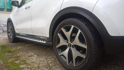 ✨PEDANE LATERALI ADATTE PER KIA SPORTAGE 2015+ ACCIAIO INOX E PVC✨