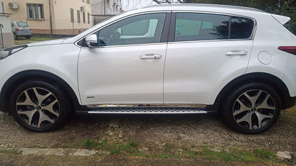 ✨PEDANE LATERALI ADATTE PER KIA SPORTAGE 2015+ ACCIAIO INOX E PVC✨