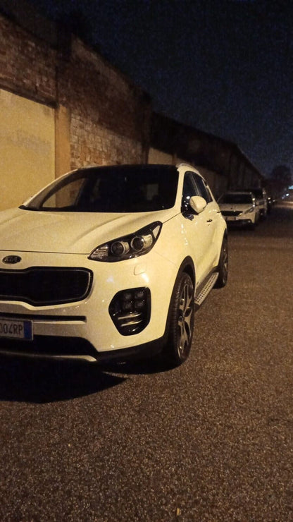 ✨PEDANE LATERALI ADATTE PER KIA SPORTAGE 2015+ ACCIAIO INOX E PVC✨