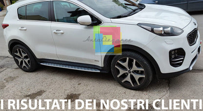 ✨PEDANE LATERALI ADATTE PER KIA SPORTAGE 2015+ ACCIAIO INOX E PVC✨