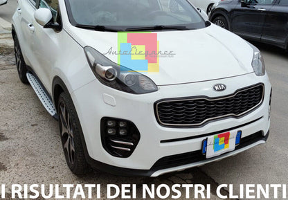 ✨PEDANE LATERALI ADATTE PER KIA SPORTAGE 2015+ ACCIAIO INOX E PVC✨