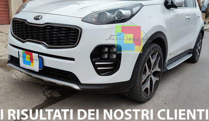 ✨PEDANE LATERALI ADATTE PER KIA SPORTAGE 2015+ ACCIAIO INOX E PVC✨