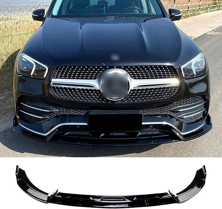 SPOILER LAMA SPLITTER SOTTOPARAURTI NERO LUCIDO MERCEDES GLE C167 W167 AMG LOOK