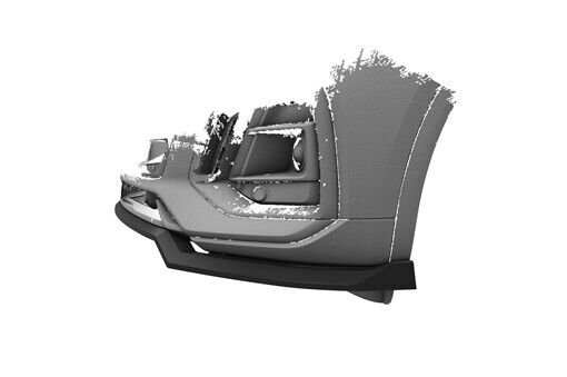 Spoiler splitter sottoparaurti con ABE adatto per  Audi Q5 (FY/FYT) S-Line / SQ5