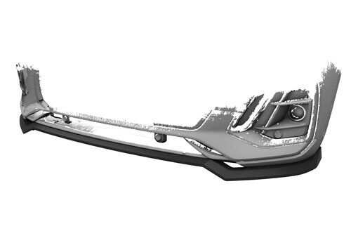 Spoiler splitter sottoparaurti con ABE adatto per  Audi Q5 (FY/FYT) S-Line / SQ5