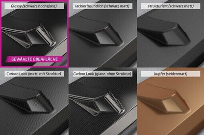 Spoiler splitter sottoparaurti con ABE adatto per  Audi Q5 (FY/FYT) S-Line / SQ5