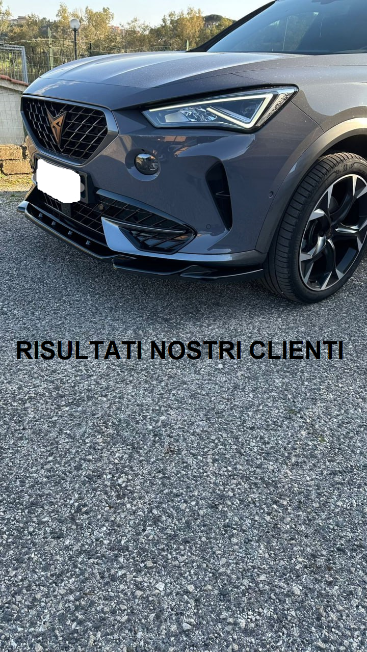 Front Lip Spoiler for CUPRA Formentor 2020+ Gloss Black 