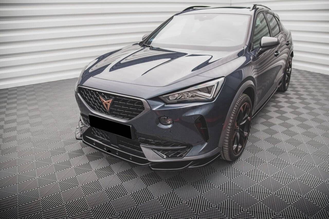 Front Lip Spoiler for CUPRA Formentor 2020+ Gloss Black 