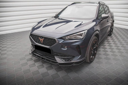 Front Lip Spoiler for CUPRA Formentor 2020+ Gloss Black 