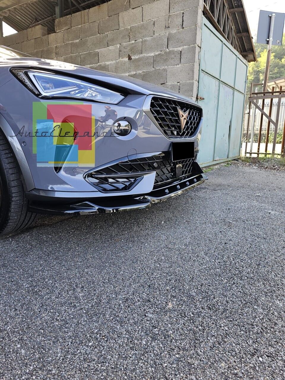 Front Lip Spoiler for CUPRA Formentor 2020+ Gloss Black 