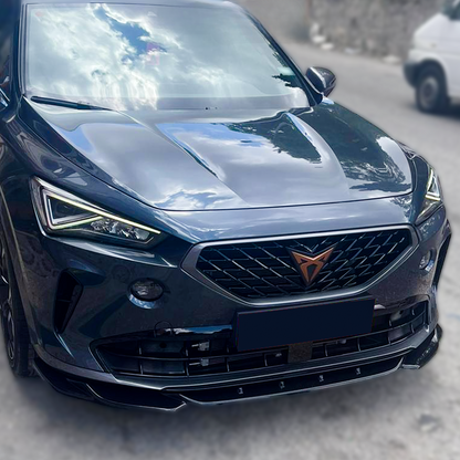 Front Lip Spoiler for CUPRA Formentor 2020+ Gloss Black 