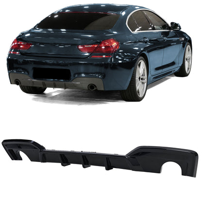 Diffusore posteriore Performance nero lucido adatto per serie 6 BMW F12 F13 F06 640d 640i