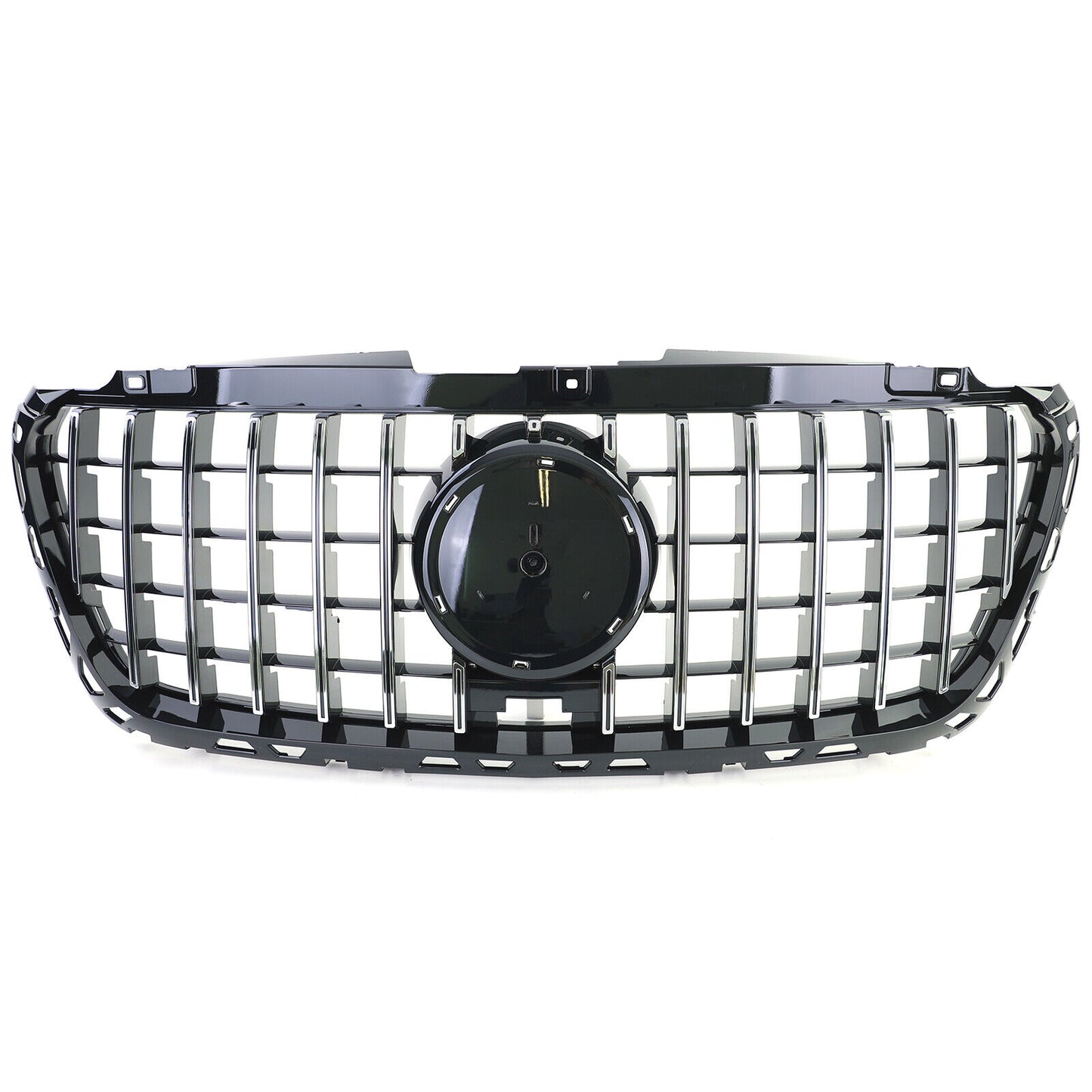 Black chrome gloss sports radiator grille for Mercedes Sprinter W907 910 from 18 