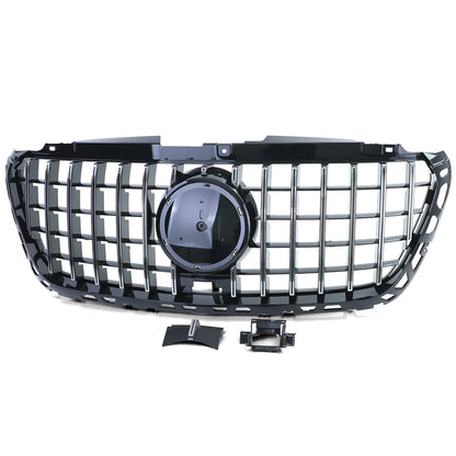 Black chrome gloss sports radiator grille for Mercedes Sprinter W907 910 from 18 