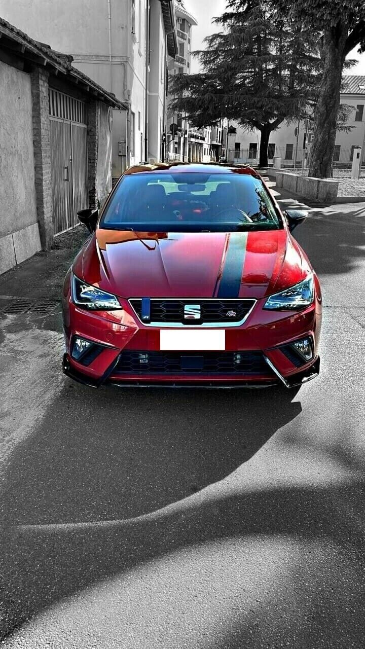 3 PIECE SPLITTER SUITABLE FOR SEAT IBIZA 5 6J FR 2017+ GLOSSY BLACK 