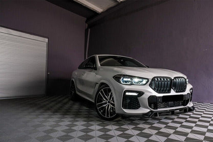 Splitter anteriore lama Performance Type 2 Nero lucido adatto per BMW X6 G06