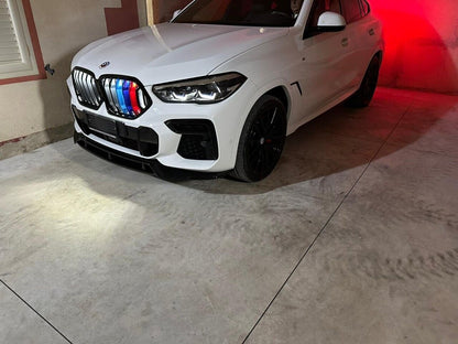 Splitter anteriore lama Performance Type 2 Nero lucido adatto per BMW X6 G06