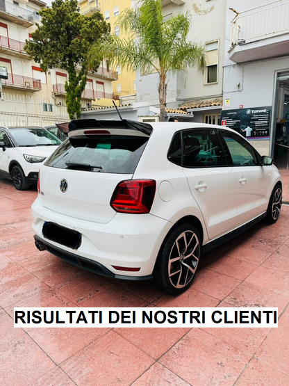 SPOILER POLO 6R 6C 2011-2018 BATMAN LOOK GLOSSY BLACK 