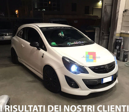 FRONT BUMPER SPOILER OPEL CORSA D 2010-2014 FACELIFT LOOK OPC ABS. 