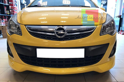 FRONT BUMPER SPOILER OPEL CORSA D 2010-2014 FACELIFT LOOK OPC ABS. 