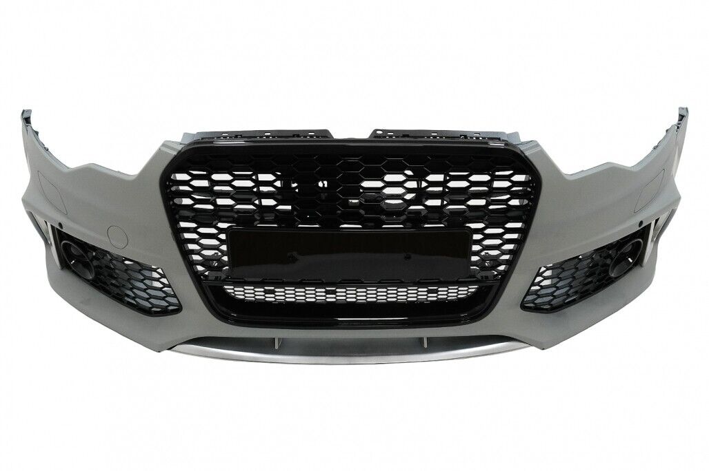 Front Bumper with Center Grille Suitable for Audi A6 C7 4G 2011-2015 RS6