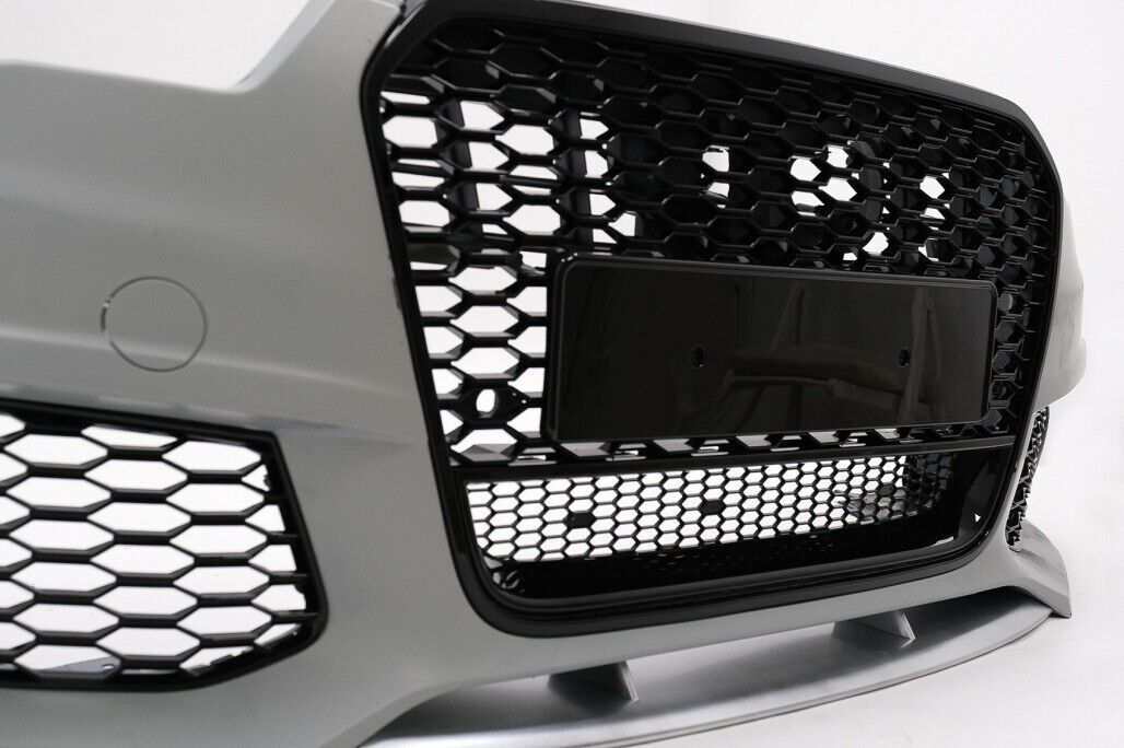 Front Bumper with Center Grille Suitable for Audi A6 C7 4G 2011-2015 RS6