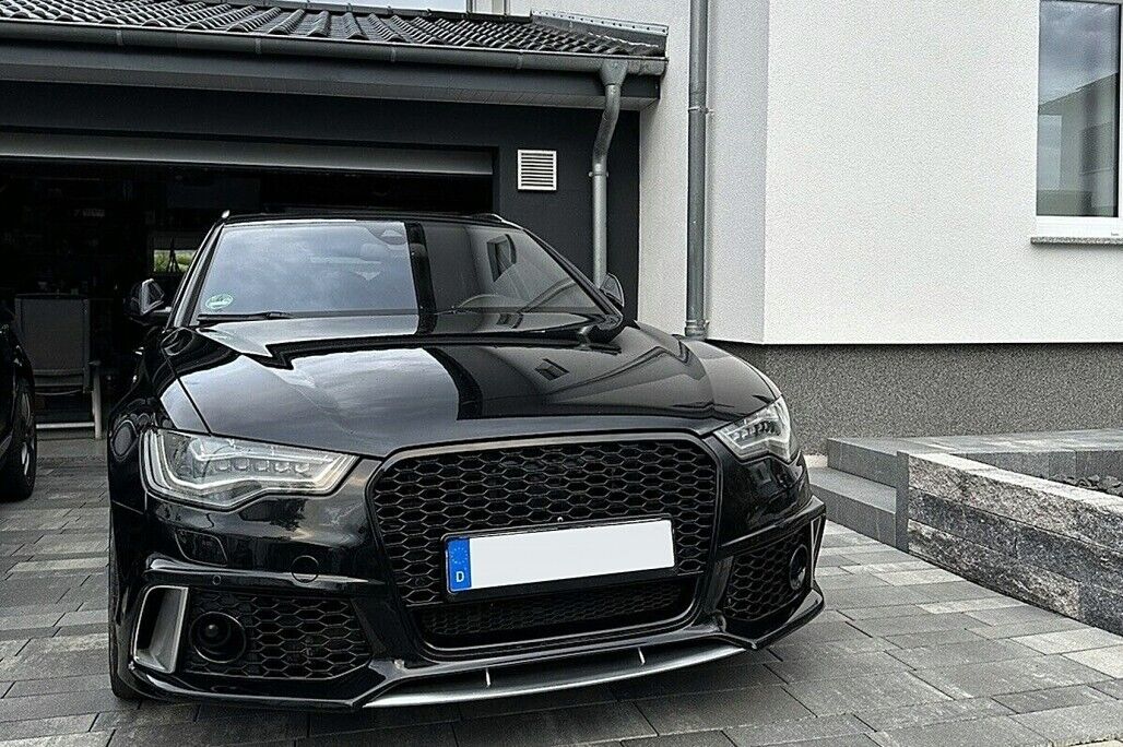 Front Bumper with Center Grille Suitable for Audi A6 C7 4G 2011-2015 RS6